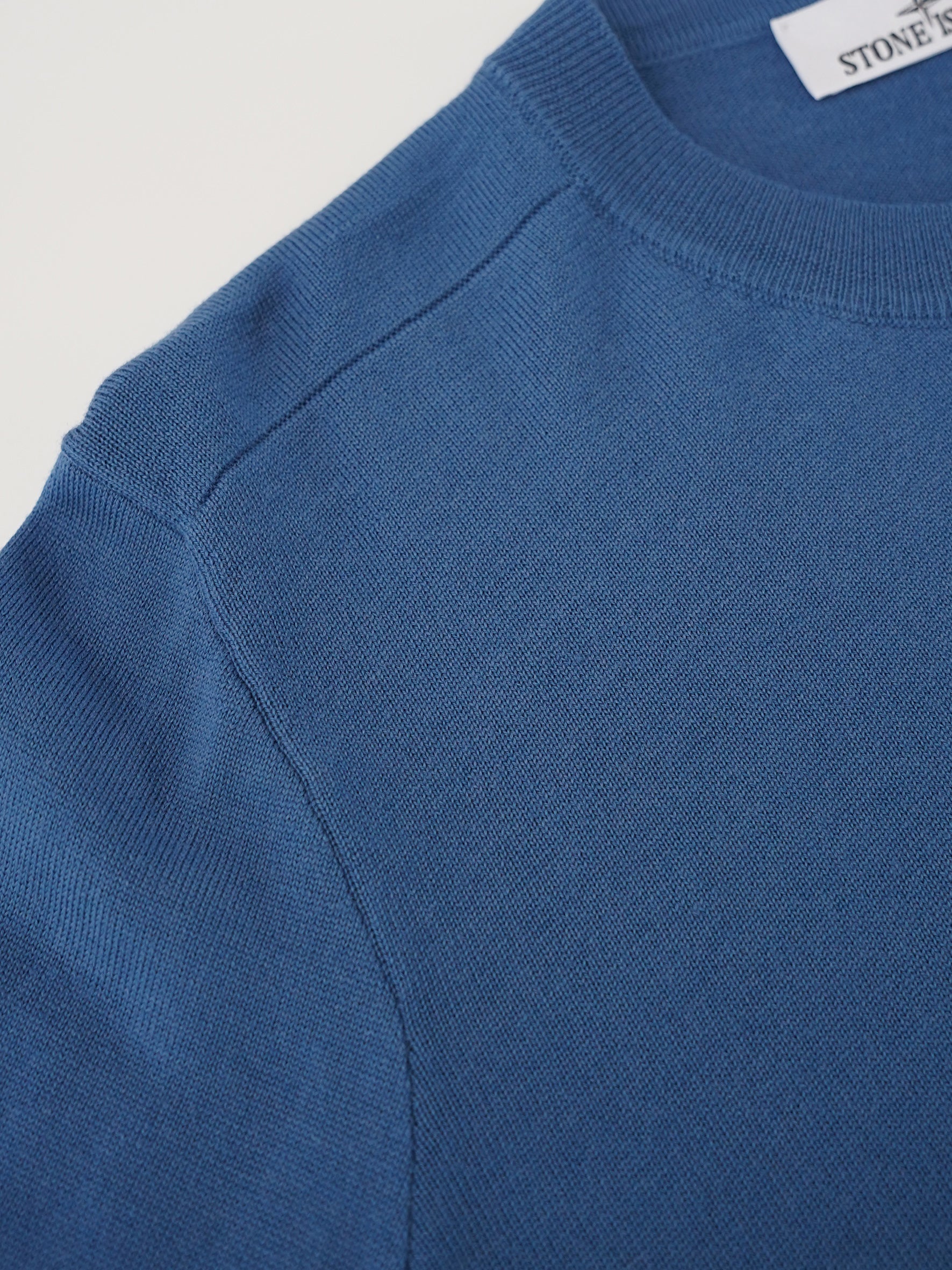 Blue stretch sweater